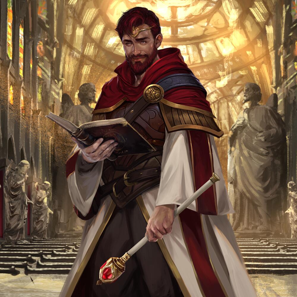 Cleric with Holy Symbol