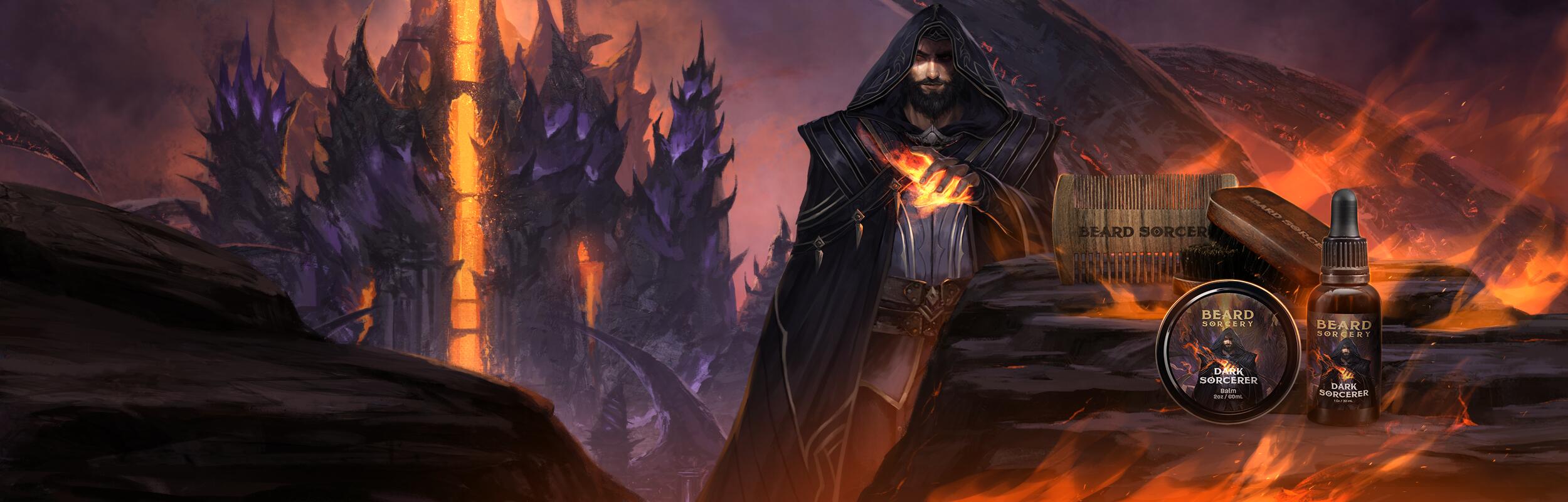 Dark Sorcerer Beard Apprentice Kit