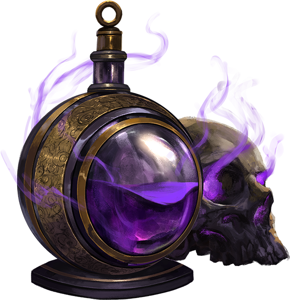 Dark Sorcerer's Fantasy Bottle