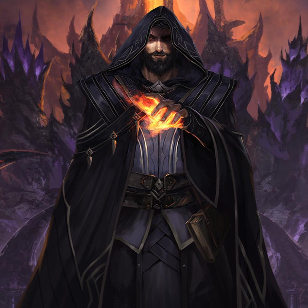 Dark Sorcerer in his Domain