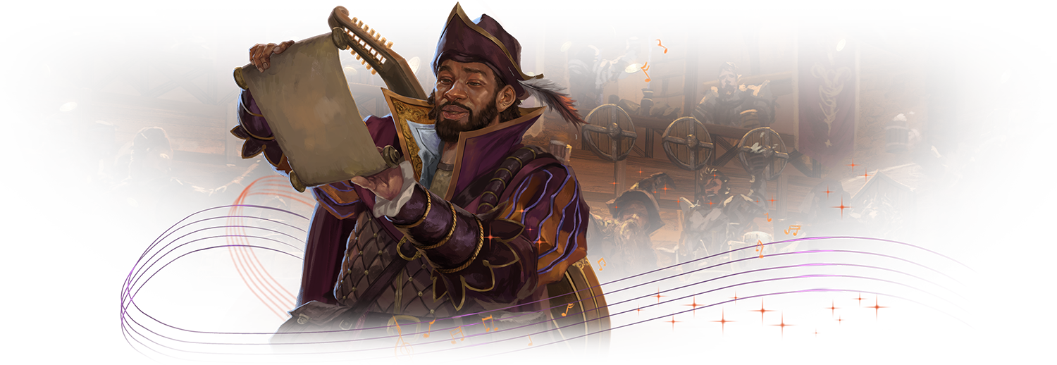 Bard Reading Customer Reviews on Parchment