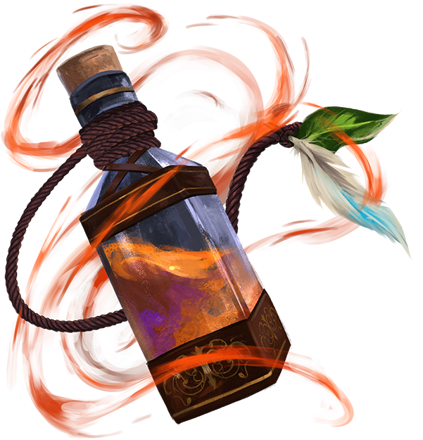 Inspiring Bard Fantasy Bottle