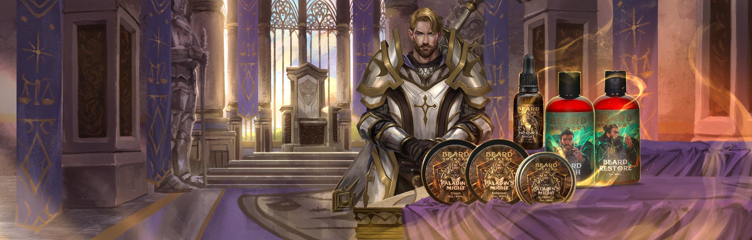 Paladin's Might Beard Disciple Kit